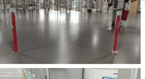 PU screed flooring in production zone
